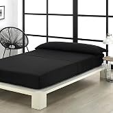 Bed Sheets 90 x 190 cm - 3 Piece Sheet Set - 100% Soft and Breathable Microfibre - Fitted Sheet, Top Sheet and Pillowcase - S