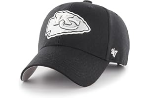 47 Kansas City Chiefs NFL MVP Unisex Baseball Cap, Adjustable, Team Badge, Black
