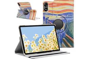SWEIMEN Etui kompatybilne z Xiaomi Redmi Pad Pro 12,1 cala, etui ze skóry PU, obracane o 360°, pod wieloma kątami, stojak, etui ochronne