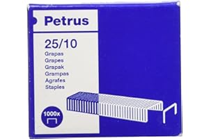 Petrus Leitz PETRUS 623386 - Grapas galvanizadas para gruesos 1400 y 5552 modelo 25/10 (x1000)