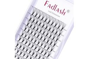 FADLASH Volume Russe 14D 0.07mm D Crul Mix 8-14mm Extension de cils Volume Cils individuels Cils en Soie Premade Eyelash Naturel Professionnel(14D-0.07D-mix(8-14))