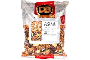 CR SNACKING Nuts and Raisin Mix 1kg - Premium Quality Mix Nuts and Raisins Including Walnuts, Almonds, Cashew Nuts and Brazil nut. Ideal for Baking or as a Snack. Suitable for Vegetarian Diets.