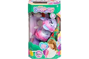 Animagic Snuggleups (lila) – din nya vän som klättrar upp dina kläder för att krama! Magiskt interaktivt husdjur med över 30 ljud och låtar – present till barn i åldrarna 4+