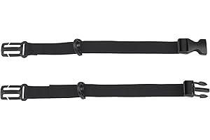 Wisdompro - Cinghia pettorale robusta e regolabile per zaino, cintura con fibbie per escursionismo e jogging – senza fibbia scorrevole