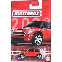 イギリス製MATCHBOX MINICOOPERSuperfast ミニクーパー Matchbox 2003 Mini Cooper S, red 4/6 : Amazon.in: Toys & Games
