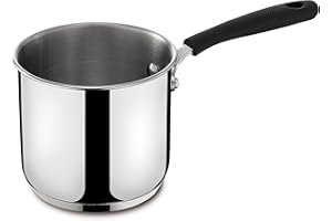 Lagostina Gioiosa Bouilloire à lait en Acier inoxydable Diamètre 12 cm Capacité 1,2 l