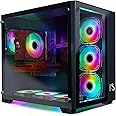 STGsivir PC Gamer Fixe,Ordinateur Gaming,GeForce RTX 3060 12Go GDDR6,Core I7 8th Up To 4.1 Ghz,32Go DDR4,1To SSD,WiFi 6,BT5.0,Ventilateur RGB X3, Windows11 Pro