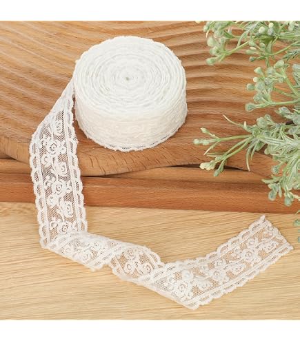 Vintage Spitzenband Aus Baumwolle, 5,5 Cm Breit, 3 M Lang – Für Nähen, Basteln, Hochzeitsdeko, Schwarz