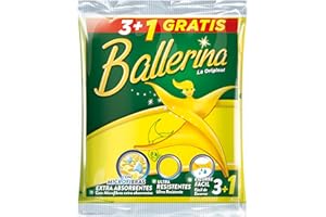 Ballerina - Bayeta Amarilla 3+1 Unidades - La Original