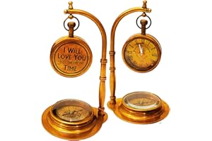 ALADEAN Decorative Table Compass | Desk Compass - Decorative Shelf Compass Vintage Table Top Decorative Gift