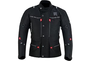 RAXUS SpeedFight Veste de moto pour homme hiver 3/4 imperméable homologuée CE