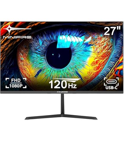 Générique Minifire Ecran PC 27 Pouces IPS, 100Hz, FreeSync, Haut