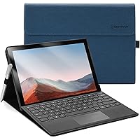 Omnpak Custodia per Microsoft Surface Pro 7+ / Pro 7 / Pro 6 / Pro 5 / Pro 4 (12,3 Pollice Surface Cover), Case con Porta Pen