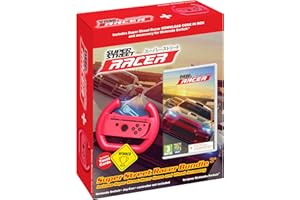 MERIDIEM GAMES, S.L.- Super Street Racers (CIB) + Volante-Switch Videojuegos, Multicolor (VJGSWIMER22532678)