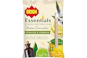 Orion Essentials - Pinzas Antipolillas Cítricos 2uds