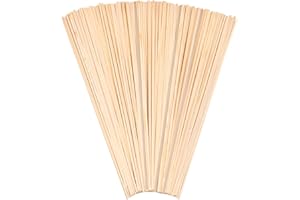 ‎HOPSER FOOD FUN Zuckerwattestäbe Holz Vierkantstäbe für Zuckerwatte Ø 4 mm Länge 30 cm (1000)