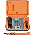 GEEKRIA étui de Voyage Rigide, Compatible avec Akai Professional MPC Sample Portable groovebox, Sac de Transport pour échantillonneur Audio (Orange)