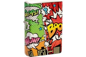 ‎ZIPPO Zippo Sturmfeuerzeug - Pop Art City, 540°, Color Image - Nachfüllbar - Wiederverwendbar - Windfestes Design - Geschenkbox - Made in USA