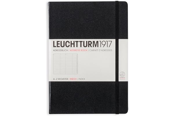 Carnet d'adresses Medium (A5), noir