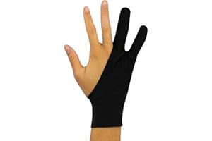 TRIXES 3 Pack of Artists Tablet Drawing Gloves Left or Right Handed Low Friction