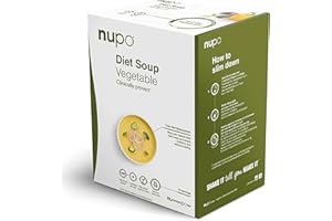 NUPO Diet Soup Verdura - Zuppa dietetica per la gestione del peso I Pasti clinicamente testati per un controllo efficiente del peso I 12 porzioni I Senza glutine