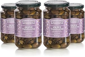 LORENZO COSTA FU EUGENIO Olive taggiasche denocciolate | Olive denocciolate | Olive nere denocciolate | Olive taggiasche della Riviera Ligure | Vasetto 300gr