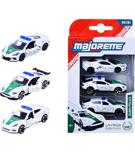 Majorette Dubai Police 5 Pack Die Cast – Gift Set - Super Car's (1