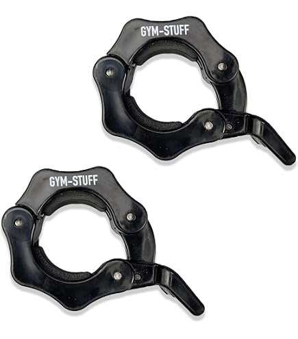Coppia Maniglie Per Bilanciere 14" - Impugnature Regolabili In Nero Per Pesi