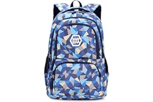 UEK Mochila impermeable duradera de viaje camping escolar multifuncional, mochila para niños niñas mochila escolar escolar escolar (amarillo)