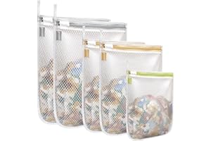 Prezon Sacchetti per Biancheria, Sacchetti per Lavatrice, Borsa per la Biancheria in Rete Riutilizzabili e Durevoli per Camicette Delicate, Calze, Biancheria Intima, Reggiseno, Lingerie