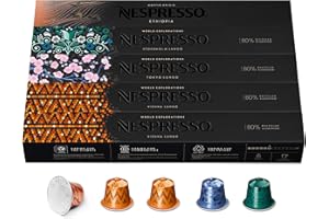 ‎NESPRESSO NESPRESSO ORIGINAL, Auswahl an Lungo Kaffees, Helle bis dunklere Röstungen, Kompatibel mit ORIGINAL Kaffeemaschinen, Kapsel Set aus 50 Kaffeekapseln