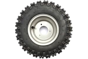 PETROLSCOOTER 13x5.00-6 Drift Zoom Kart Gokart 200cc 160cc Silver Wheel Rim 3 Stud Front Rear