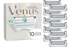 Gillette Venus Razor Blade Refills for Women's Pubic Hair, 10 Razor Blade Refills for Pubic Hair & Skin Protection