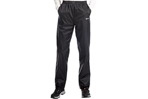 iCreek Pantalons imperméable Homme Pantalon de Pluie Homme Coupe-Vent Respirants Moto Pantalon Pluie Velo Pantalon de Cargo Travail pour l'extérieur Convient,la randonnée