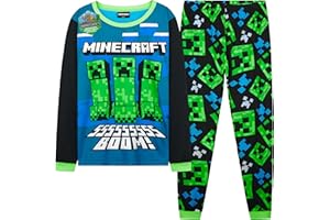 Get Trend Schlafanzug Jungen und Teenager, Pyjama Set mit Schlafanzug Hose T-Shirt Kinder, 2-teilig, Geschenke für Jungs