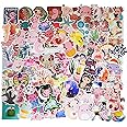 100 PCS Axolotl Stickers for Water Bottles,Cute Vinyl Waterproof Laptop Skateboard Stickers Aesthetic PC Hydroflask Phone Stickers for Kids Girls
