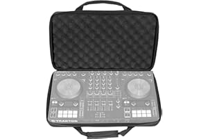 Walkasse W-MCB-S4MK3 Valigia DJ EVA NI Traktor KONTROL S4MK3 nera (Shoulder Bag), Nero, De mano, Valigia EVA Hardcase