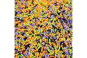 ‎STREUSELHELD Streuselheld Jimmie`s Halloween 40g Streusel zum Dekorieren und Verzieren von Gebäck aller Art wie Torten Kuchen Keksen Zuckerstreusel