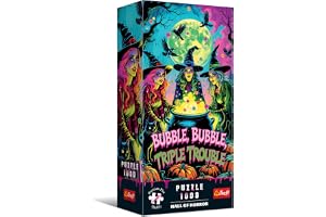 Trefl Premium Plus Quality - Hall of Horror Puzzle: Häxor – 1000 bitar, en serie full av skräck och mörk atmosfär, perfekt pa