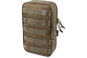 Mardingtop Tattico Marsupio Borsa Molle compatta Borsa per Cellulare Accessori per Zaini Kit di Attrezzi multifunzionali per Escursioni e Viaggi in Campeggio all'aperto (Khaki)