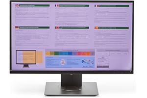 Crossbow Education 24-Inch Widescreen Monitor Overlay - Dyslexia and Visual Stress Friendly (Purple)