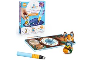 Edurino Starter set Mika ABC: le lettere di lettura e scrittura (livello 2) a partire da 4 J. con pennino capacitivo | riconoscere lettere maiuscole e minuscole | scrivere correttamente | ascoltare