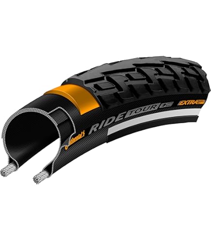 Pneu vélo 700x35C 37-622 Continental Ride Tour liserets réfléchissants