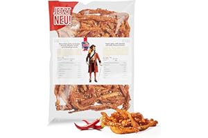 ‎MSDM Squid Jerky Sesame 1 kg - Fish Jerky I High Protein I Snacks I Dried Fish Omega 3 I Beef Jerky, Dried Meat & Chips Alternative Keto Salad Topping