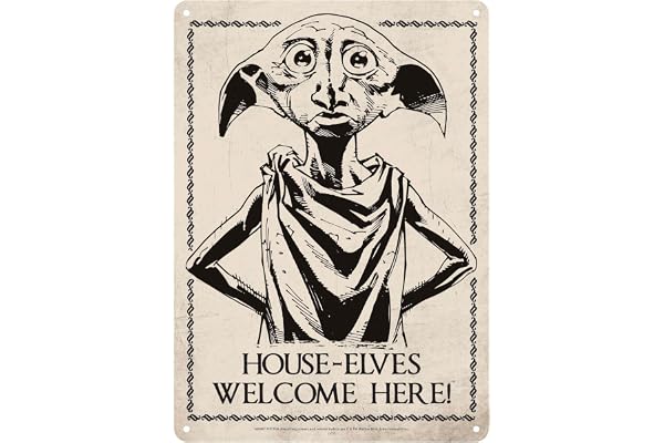Half Moon Bay Harry Potter Dobby House Elves Petit Panneau 210 mm x 150 m