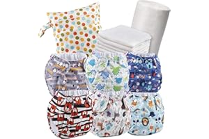 JUICY BUMBLES Confezione Pannolini Riutilizzabili Inserto Lavabile Rotolo Fogli Monouso Borsa Pannolino