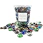 goodspot® Glasnuggets bunt 500g (ca. 120 Stück) Dekosteine zum Dekorieren und Basteln gleichmäßiger Farbmix im…