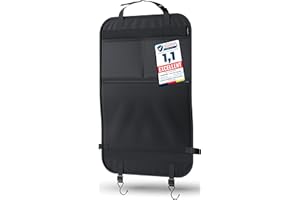 LIONSTRONG Kick Matsback Seat Organizer samochodowy wodoodporny i odporny na plamy ochraniacze siedzeń (czarny)