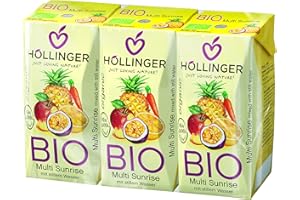 HÖLLINGER - JUST LOVING NATURE Höllinger BIO Multi Sunrise 3x200ml