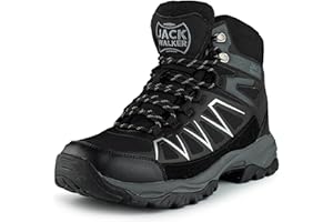 Jack Walker Mens Walking Boots Lightweight Vent Breathable Hiking Trekking Shoes JW1255
